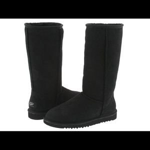UGG Classic Tall Boots - Black Size 8